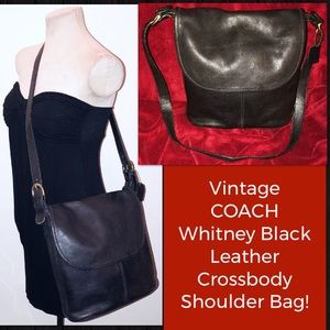 Vtg COACH Whitney Leather Cross-Body Shoulder Bag!